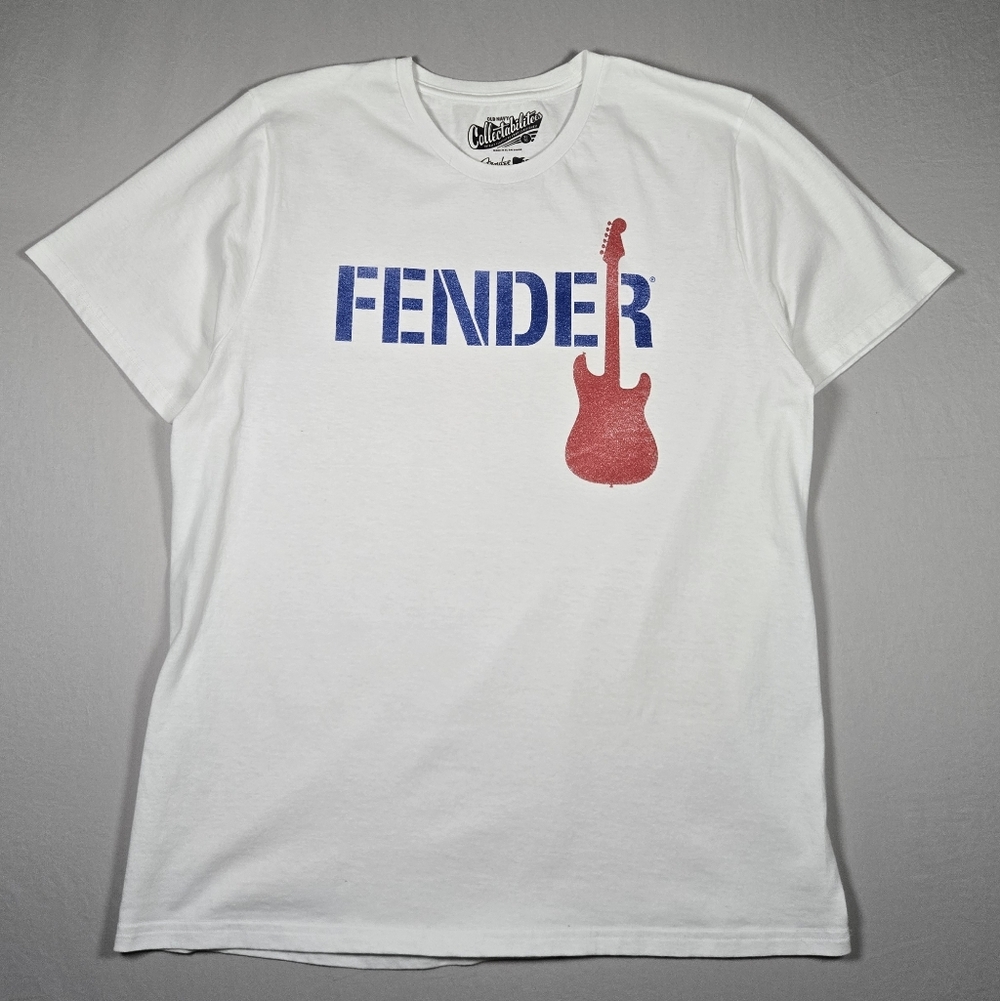 Old Navy Fender Stratocaster Collectabilitees Graphic T-Shirt - EUC - XL